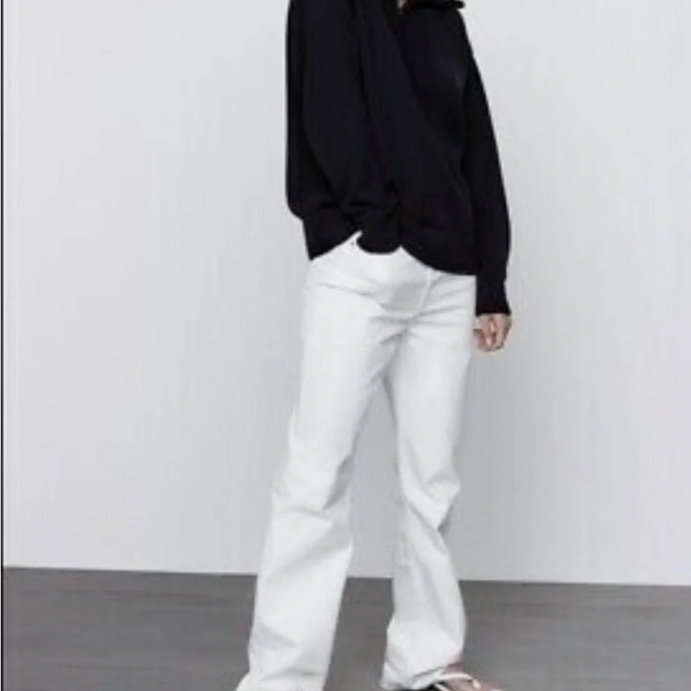 Zara Heavy Knit Zip Sweater